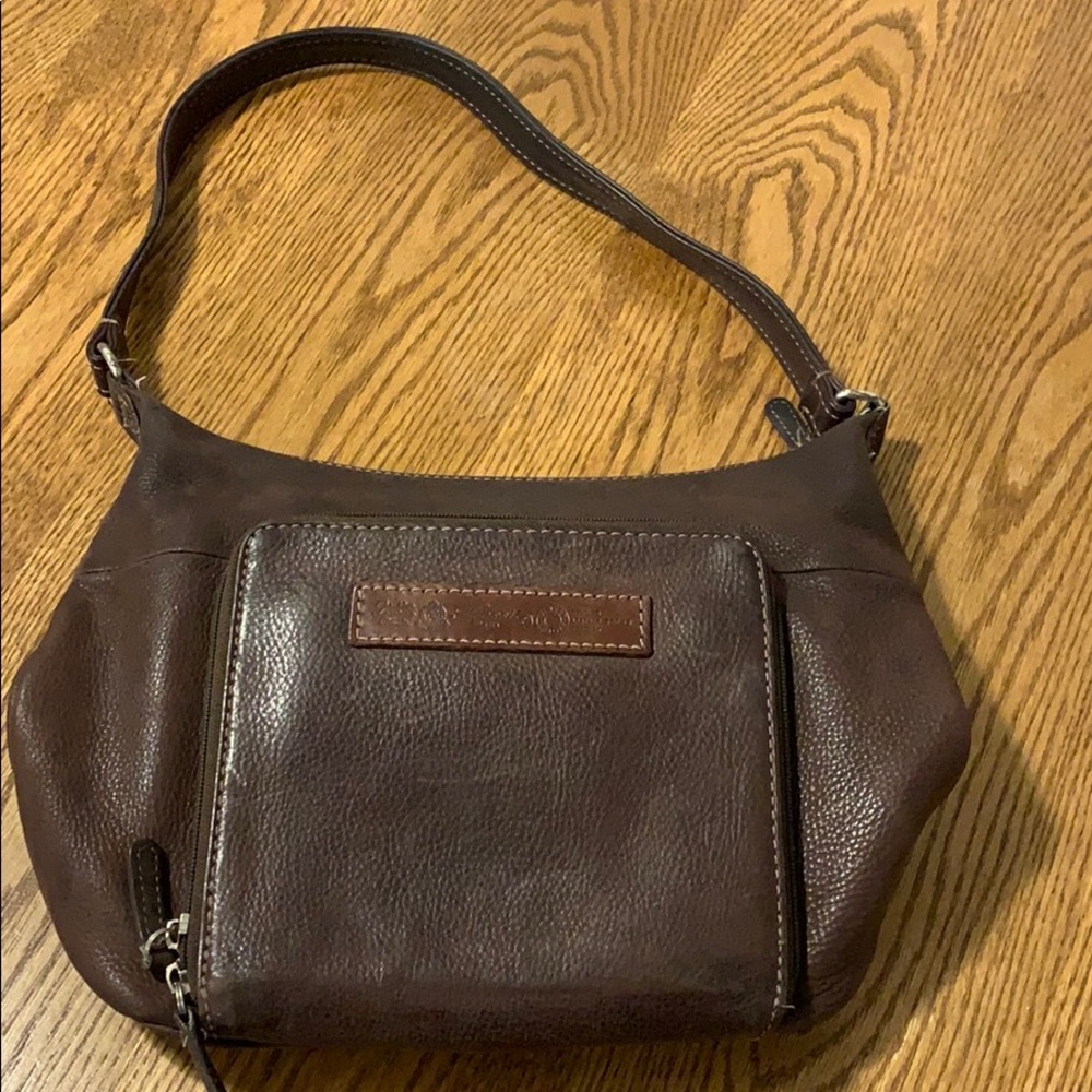 Heavy duty brown leather fossil purse - Picture 1 of 10